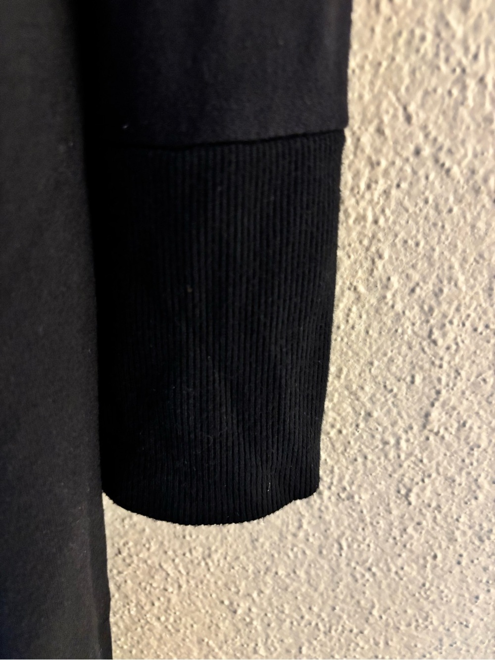 SOMA Chic Fleece Wrap Duster Cardigan Black S - Picture 5 of 7